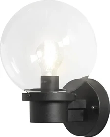 Konstsmide Nemi 20cm Wandleuchte schwarz