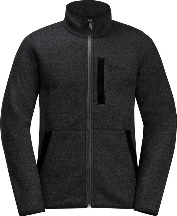 Jack Wolfskin Tannenspur FZ Jacke schwarz (Herren)