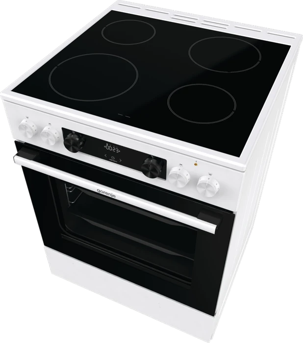 Gorenje GEC6C40WD Elektroherd mit Glaskeramik-Kochfeld