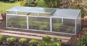 Vitavia Gaia 3x HKP 4mm Frühbeet 180x51cm alu