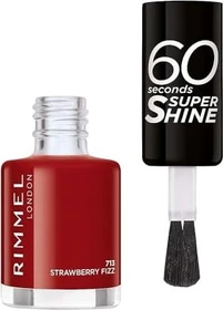 Rimmel 60 Seconds Super Shine Nagellack 713 Strawberry Fizz, 8ml
