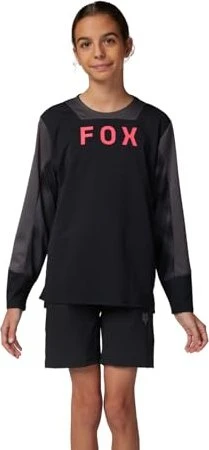 Fox Racing Defend Taunt Trikot langarm schwarz (Junior)