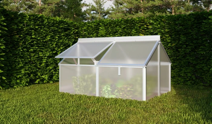 Vitavia Gaia Jumbo HKP 4mm Frühbeet 120x83cm alu