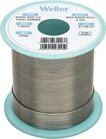 Weller WSW SAC L0 Lötzinn 1mm, 250g