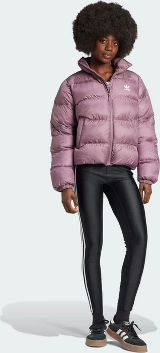 adidas Adicolor Short Puffer Jacke shadow fig (Damen)