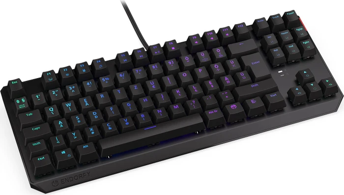 Endorfy Thock TKL, LEDs RGB, Kailh RED, USB, HU