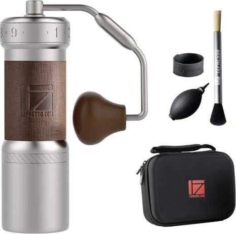 1Zpresso K-Ultra manuelle Kaffeemühle silber