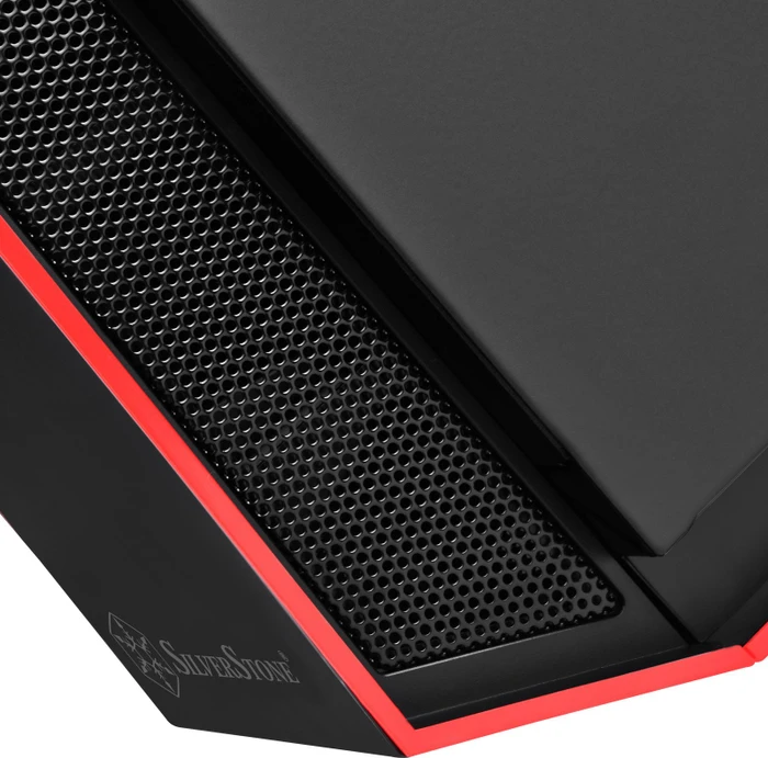 SilverStone Redline Series RL07, schwarz, Glasfenster
