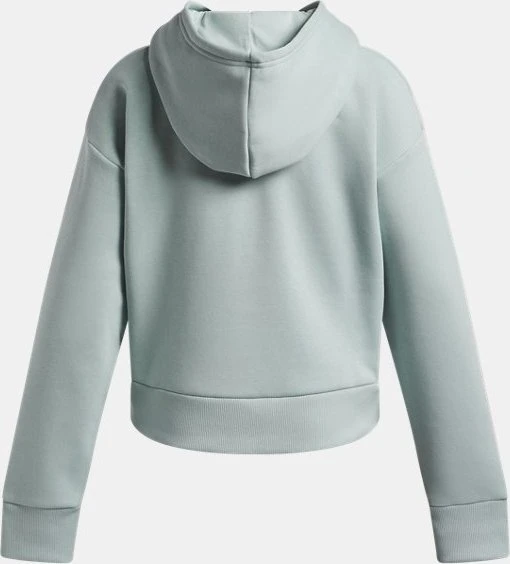 Under Armour Rival Fleece Crop Hoodie enamel blue/white (Junior)
