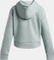 Under Armour Rival Fleece Crop Hoodie enamel blue/white (Junior) Vorschaubild