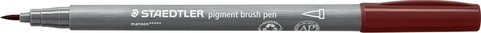 Staedtler pigment brush pen 371 marone, 10er-Pack