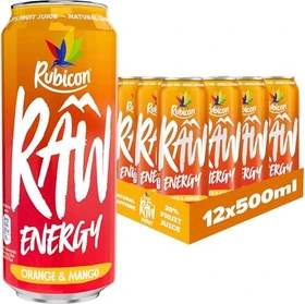 Rubicon Raw Orange & Mango 12x 500ml