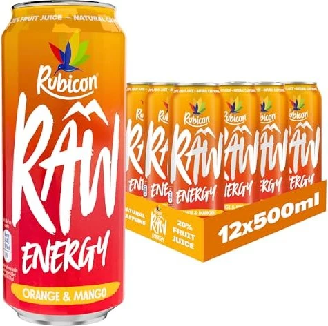 Rubicon Raw Orange & Mango 12x 500ml