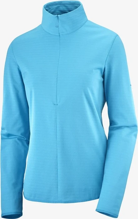 Salomon Essential Lightwarm Fleece Jacke barrier reef (Damen)