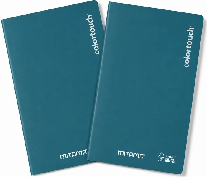 MITAMA, A4, liniert mit Rand, 42 Blatt, grün - 2er-Pack Image