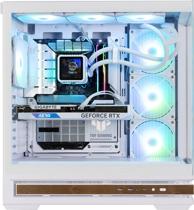 Zalman P40 NAMU White, weiß, Glasfenster