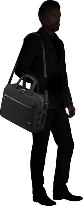 Samsonite Litepoint, Bailhandle, 15.6" Notebooktasche, 40.5cm, 17.5/22l, erweiterbar, schwarz
