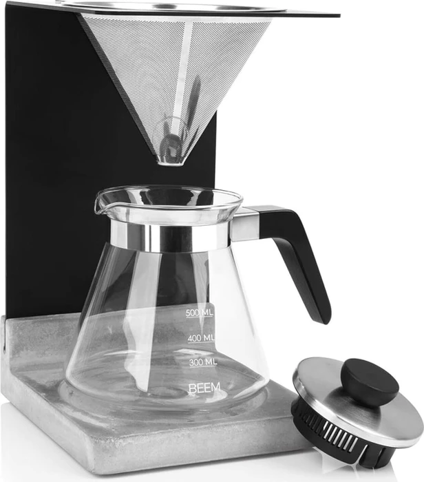 Beem Pour Over Set 4 Tassen Kaffeebereiter beton