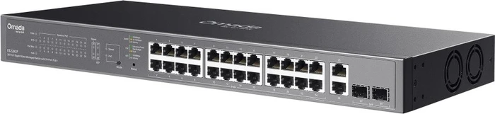 TP-Link Omada ES200 Rackmount Gigabit Managed Switch, 26x RJ-45, 2x SFP, 250W PoE+