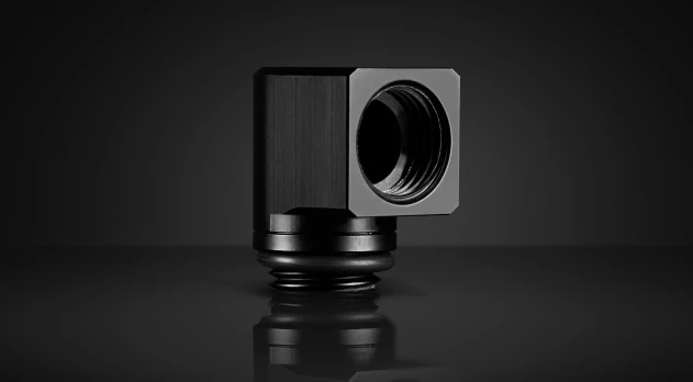 EK Water Blocks Quantum Line EK-Quantum Torque Micro Rotary 90° Winkeladapter, schwarz