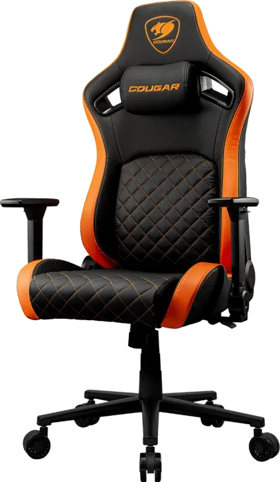 Cougar Defensor CGR-DFL-ORB Gamingstuhl, schwarz/orange