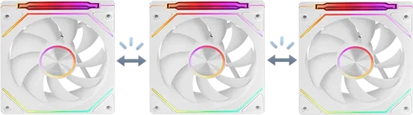 Mars Gaming MF-Linkfinity Kit 2, weiß, LED-Steuerung, 120mm, 3er-Pack