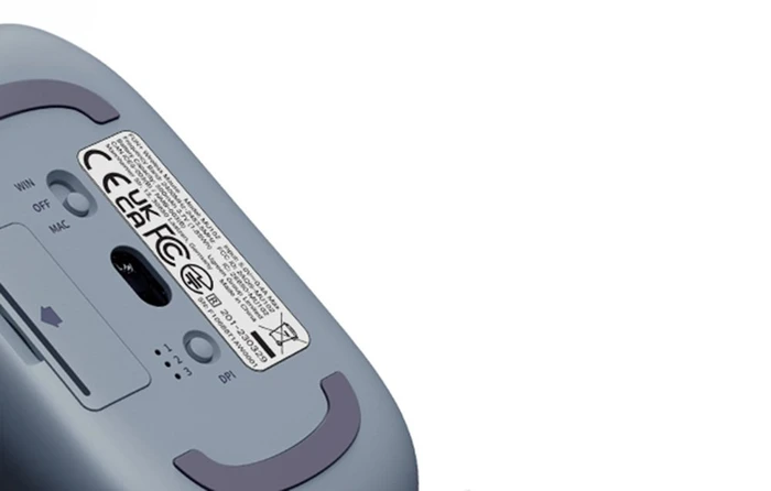 Ugreen MU102 FUN+ Wireless Mouse, blau, USB/Bluetooth