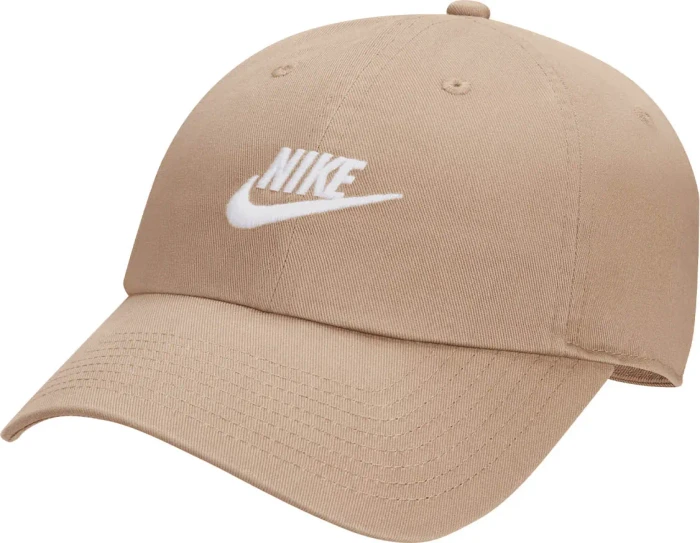 Nike Club unstrukturierte Futura Wash Kappe khaki/white