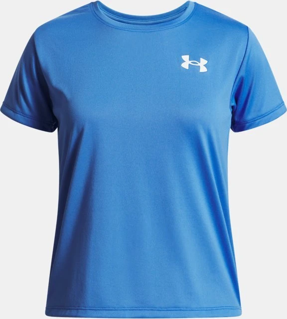 Under Armour Tech Funktionsshirt kurzarm blue atlantis/white (Junior)