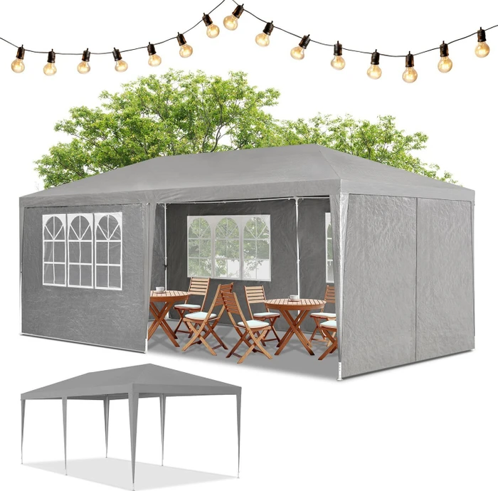 Juskys Partyzelt Pavillon 3x6m