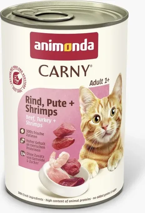 animonda Carny Rind, Pute und Shrimps 400g