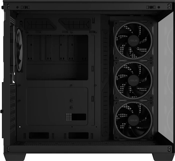 ASUS A32 Plus TG ARGB, schwarz, Glasfenster