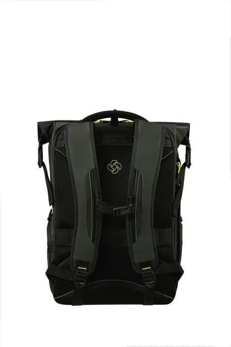 Samsonite Paradiver Light, Rolltop Backpack L, 17.3" Notebook-Rucksack, 49cm, 25/35l, erweiterbar, Jungle Green
