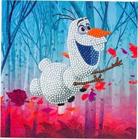 Craft Buddy Crystal Art Card Kit Floating Olaf