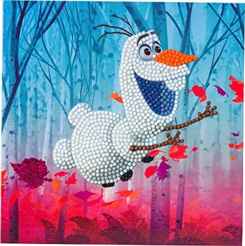Craft Buddy Crystal Art Card Kit Floating Olaf