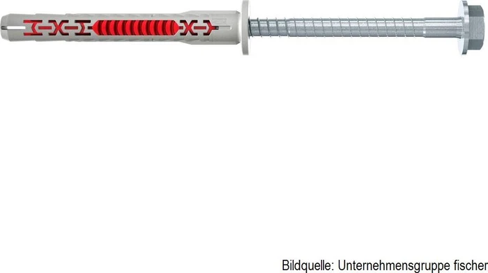 fischer DuoXpand 10x100 FUS K (4) Schrauben/Dübel-Sortiment, 4 Stück