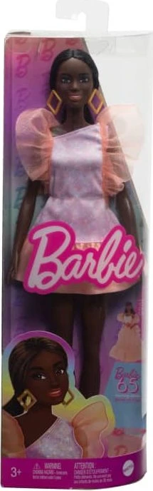 Mattel Barbie - Fashionistas Peach Puffy Sleeves Dress