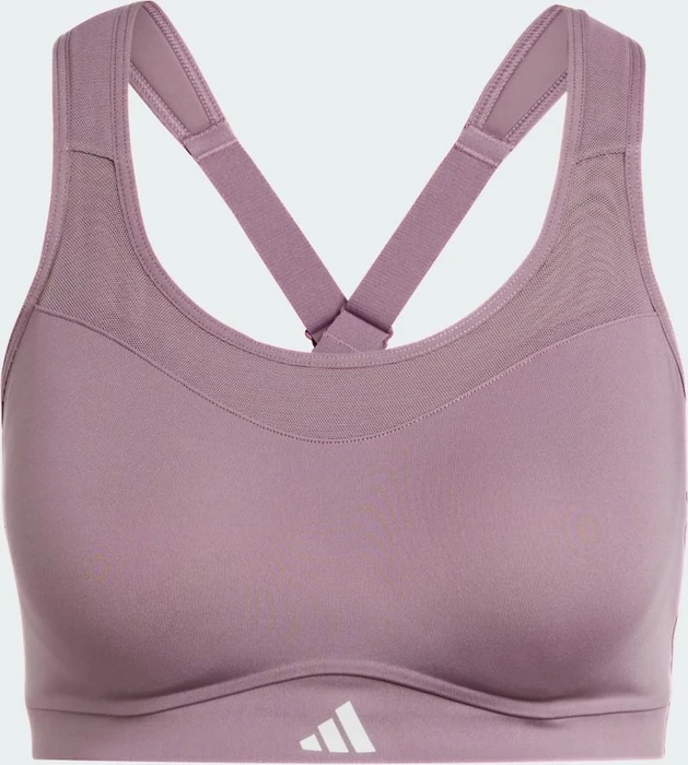 adidas TLRD Impact Training High Support Sport-BH shadow fig (Damen)