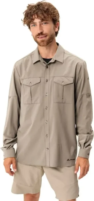 Vaude Rosemoor II Hemd langarm linen uni (Herren)