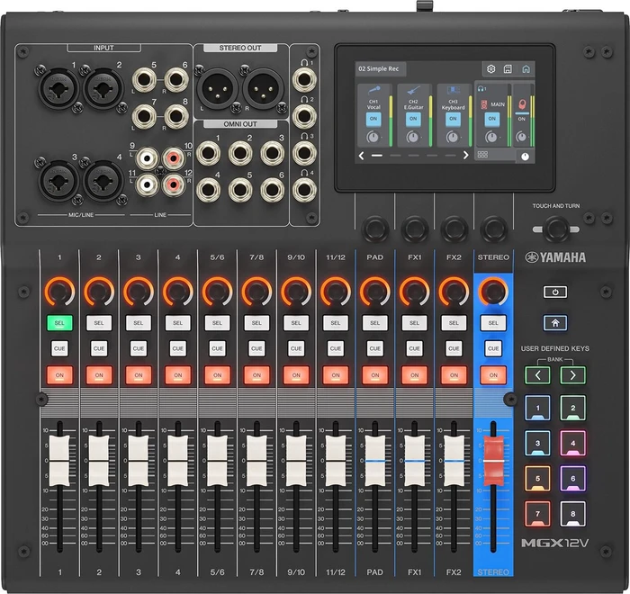 Yamaha MGX12V B schwarz