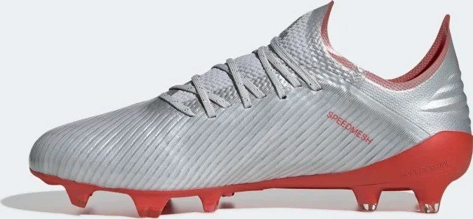 adidas X 19.1 FG silver met./hi-res red/ftwr white (Herren)