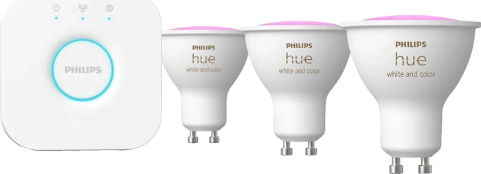 Philips Hue White and Color Ambiance 400 GU10 4.2W Starter-Kit