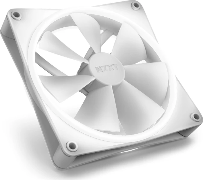 NZXT F Series F140 RGB DUO Twin Pack, Matte White, weiß, LED-Steuerung, 140mm, 2er-Pack