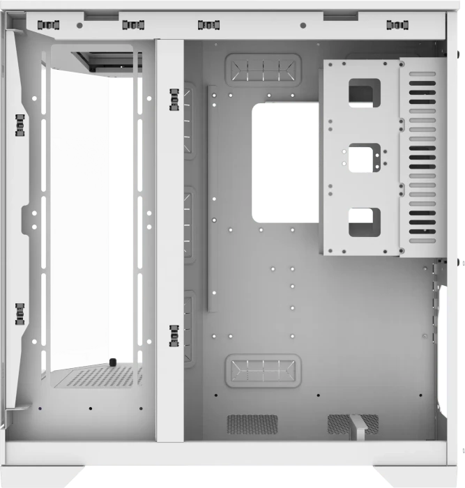 DarkFlash DQX90 White, Glasfenster