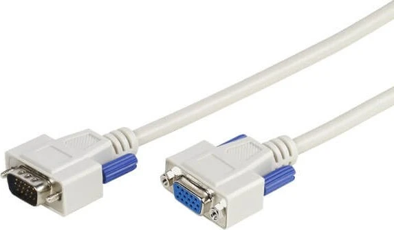Vivanco VGA Verlängerungskabel, VGA-Stecker auf VGA-Buchse 1.8m
