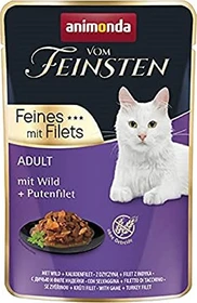 animonda Vom Feinsten Adult, mit Wild + Putenfilet, 1.53kg (18x 85g)
