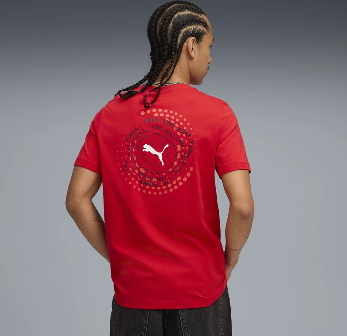 Puma Graphic T-Shirt kurzarm for all time red (Herren)