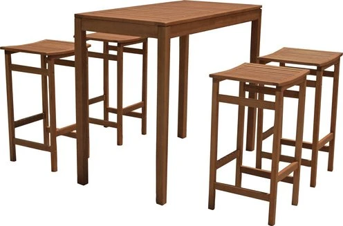 Garden Pleasure Palmdale Stehtisch 120x60cm braun