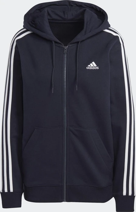 adidas Essentials 3-Streifen French Terry Regular Hoodie legend ink/white (Damen)