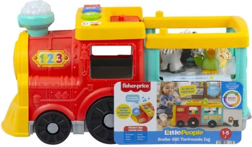 Mattel Fisher-Price - Little People - Großer Abc Tierfreunde Zug